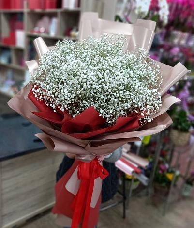 Букет цветов из: Гипсофила в Полурядинки