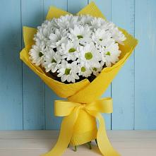 Букет цветов из:  Хризантемы в Полурядинки