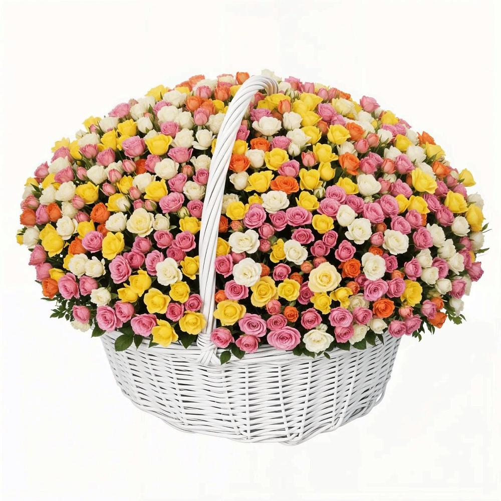 Премиум букет из: Розы в Полурядинки