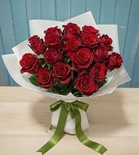 Букет Красные розы в Полурядинки