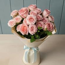 Букет Розовый шарм в Полурядинки