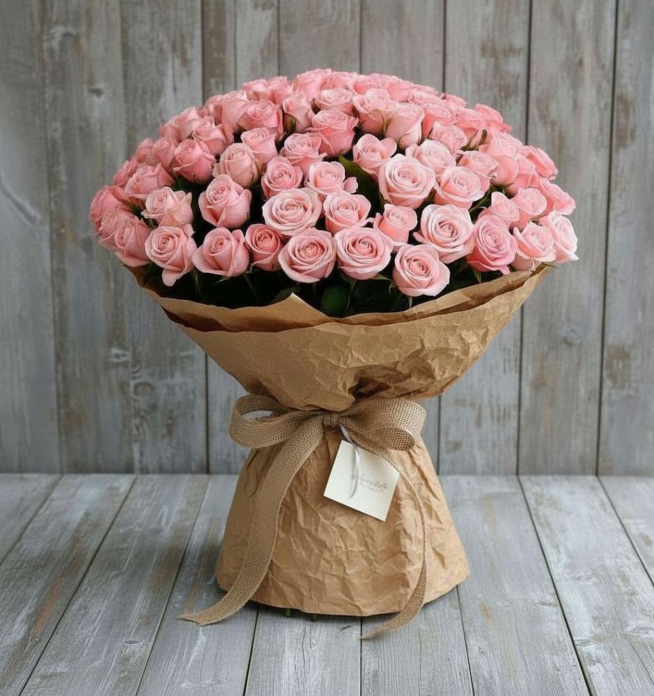 Букет 151 Роза Роуз в Полурядинки