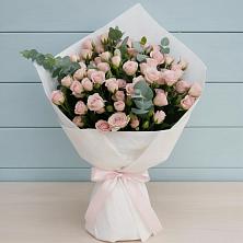 Букет цветов из:  Розы в Полурядинки